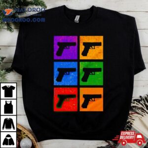 Pistol Vintage Retro Tshirt