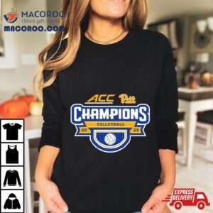 Pitt Panthers Acc Women S Volleyball Regular Season Champions Locker Room Tshirt