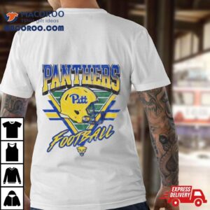 Pittsburgh Panthers Helmet Triangle Vintage Tshirt