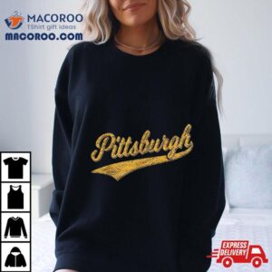 Pittsburgh Pennsylvania Varsity Script Sports Jersey Style Tshirt