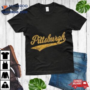 Pittsburgh Pennsylvania Varsity Script Sports Jersey Style Tshirt