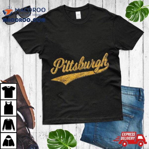 Pittsburgh Pennsylvania Varsity Script Sports Jersey Style Shirt