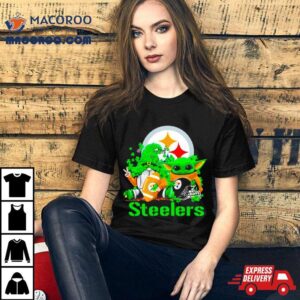 Pittsburgh Steelers Baby Yoda Happy St Patrick Rsquo S Day Shamrock Tshirt