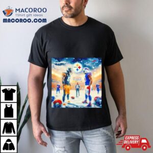 Pittsburgh Steelers Vs Buffalo Bills Poster Tshirt