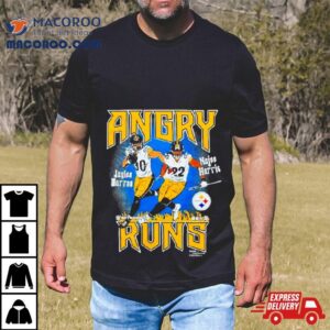 Pittsburgh Steelers Warren And Najee Harris Angry Runs Tshirt