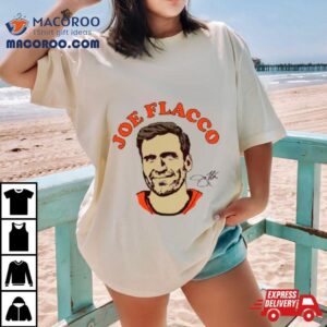 Player Joe Flacco Cleveland Browns Signature Football Shirt