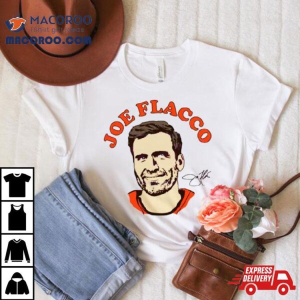 Player Joe Flacco Cleveland Browns Signature Football Shirt