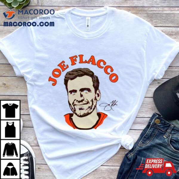 Player Joe Flacco Cleveland Browns Signature Football Shirt