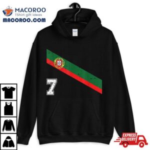 Portugal Soccer Number Portugese Football Sports Lover Fan Tshirt