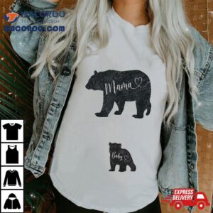 Pregnancy Announcet Mama Bear Tshirt