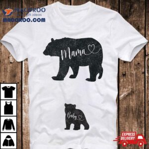 Pregnancy Announcet Mama Bear Tshirt