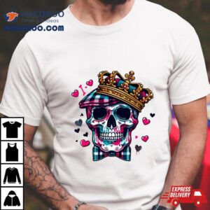 Preppy Skeleton Royal Heart Symphony Tshirt