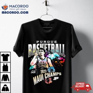 Purdue Basketball Braden Smith Maui Champs Tshirt