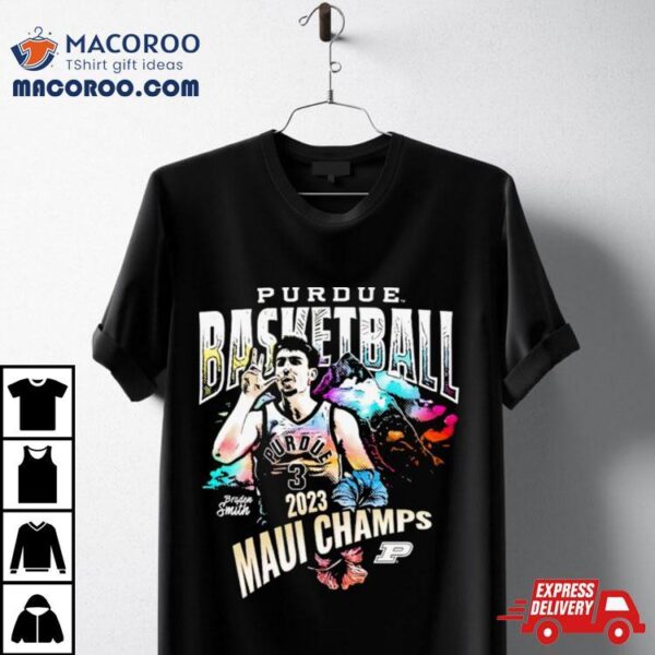 Purdue Basketball Braden Smith 2023 Maui Champs Shirt