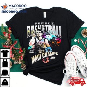 Purdue Basketball Braden Smith Maui Champs Tshirt