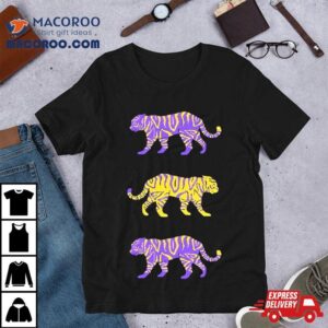 Purple And Gold Tigers Tshirt