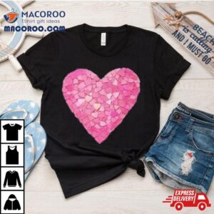 Purple Mosaic Heart Valentine Shirt