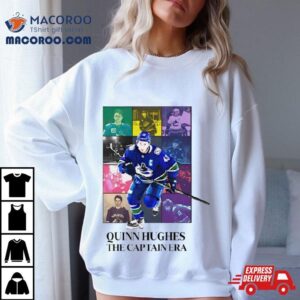 Quinn Hughes The Captain Era Tshirt