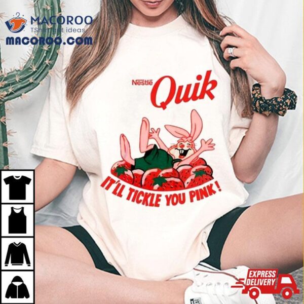 Rabbit Quik It’ll Tickle You Pink Shirt