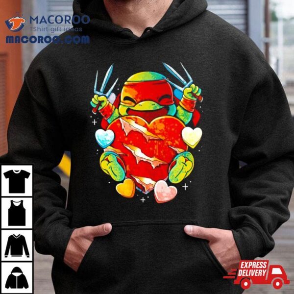 Raphael Teenage Mutant Ninja Turtles Love Turtle Shirt