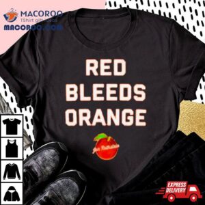 Red Bleeds Orange Tshirt