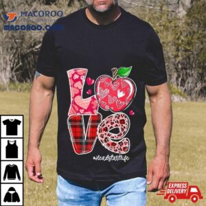 Red Plaid Love Headstart Life Happy Valentine S Day Tshirt