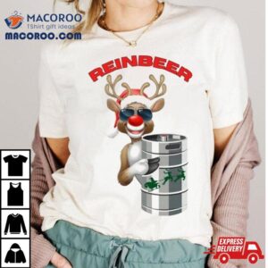 Reindeer Santa Reinbeer Funny Christmas Tshirt