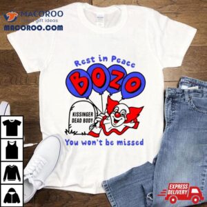 Rest In Peace Bozo You Won T Be Missed Tshirt