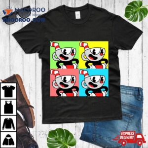 Retro Cuphead Videogame Tshirt