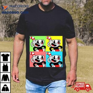 Retro Cuphead Videogame Tshirt