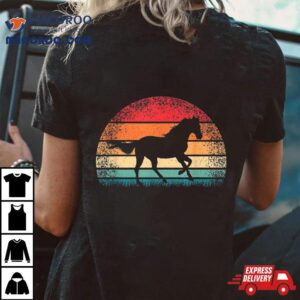 Retro Horse Lover Horseback Riding Cowgirl Western Tshirt