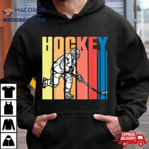 Retro Ice Hockey Player | Winter Sports Vintage Shirt