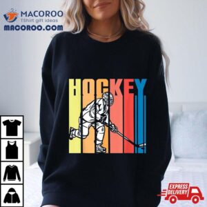 Retro Ice Hockey Player | Winter Sports Vintage Shirt