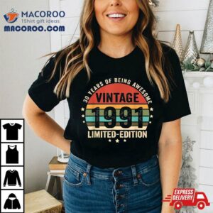 Retro Vintage Year Old Th Birthday For Him Her Tshirt