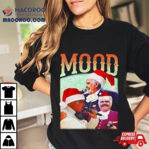 Retro Vtg Mood Drinking Christmas Humor Parody Music Shirt