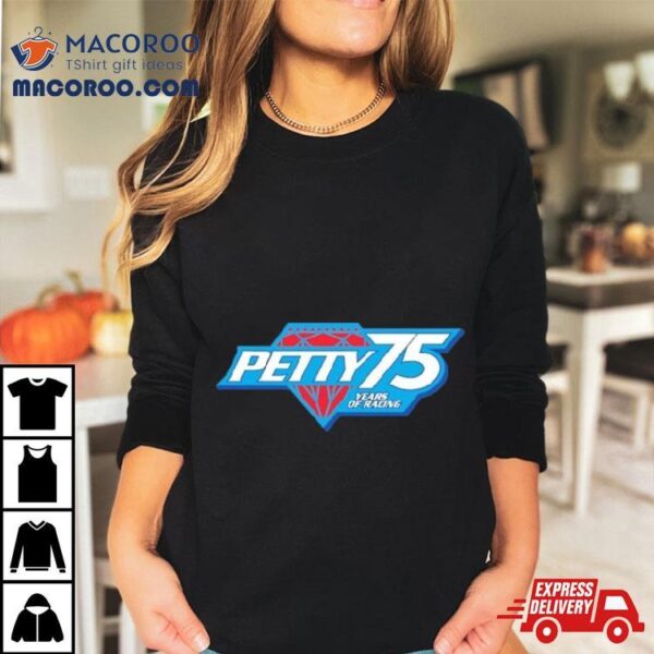 Richard Petty Legacy Motor Club Team Collection 75th Anniversary Logo T Shirt