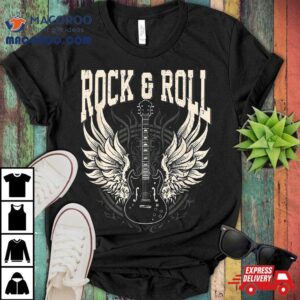 Rock And Roll Lover Gifts Cool Electric Guitar Concert Band Shirt