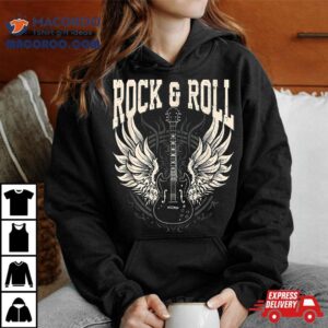 Rock And Roll Lover Gifts Cool Electric Guitar Concert Band Tshirt