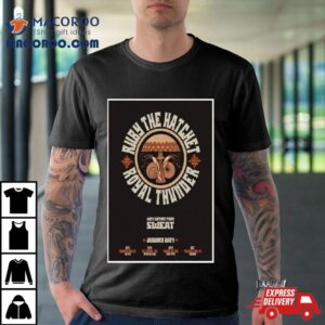 Royal Thunder & Ruby The Hatchet Event Tour 2024 January T Shirt