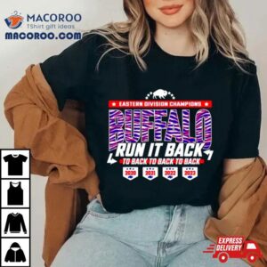 Run It Back Buffalo Eastern Division Champions Tshirt
