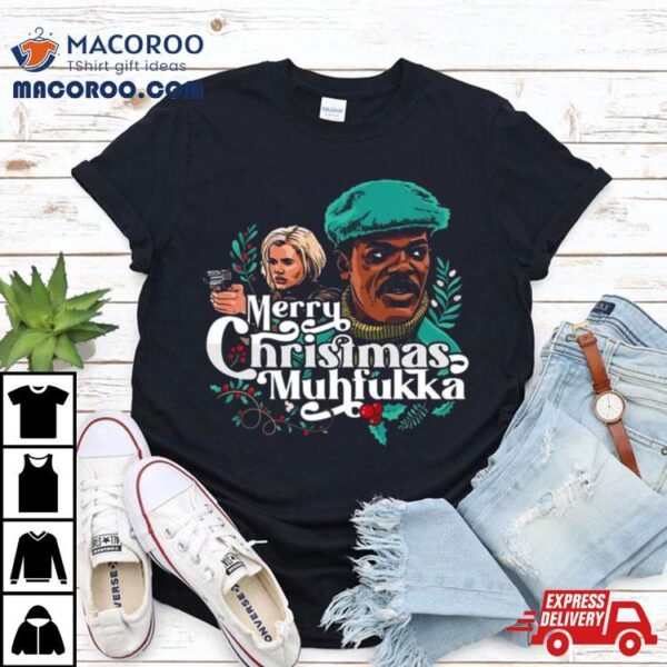 Samuel L Jackson Merry Christmas Muhfukka T Shirt