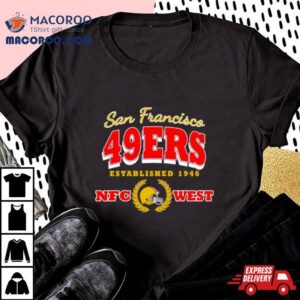 San Francisco 49ers Established 1946 Nfc West Football Shirt