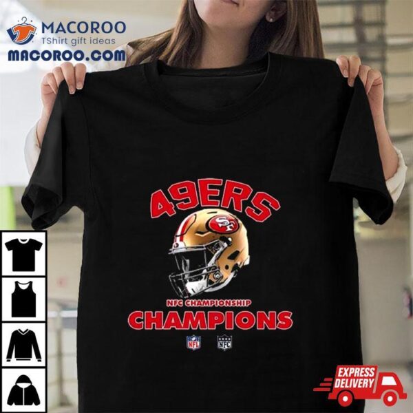 San Francisco 49ers Nfc Championship Season 2023 2024 Nfl Super Bowl Lvii Merchandise Helmet Winners Fan Gifts Merchandise T Shirts