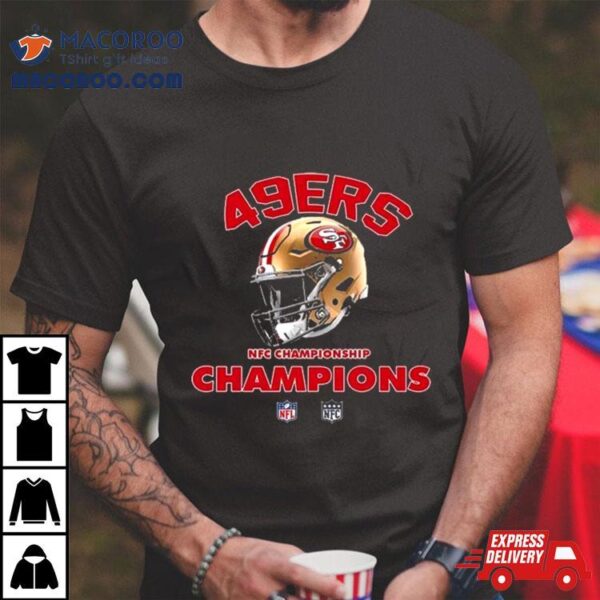 San Francisco 49ers Nfc Championship Season 2023 2024 Nfl Super Bowl Lvii Merchandise Helmet Winners Fan Gifts Merchandise T Shirts