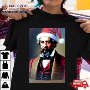 Santa Charles Dickens Celebrity Christmas Shirt