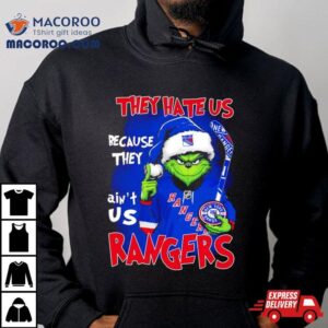 Santa Grinch They Hate Us Because They Ain T Us New York Rangers Tshirt