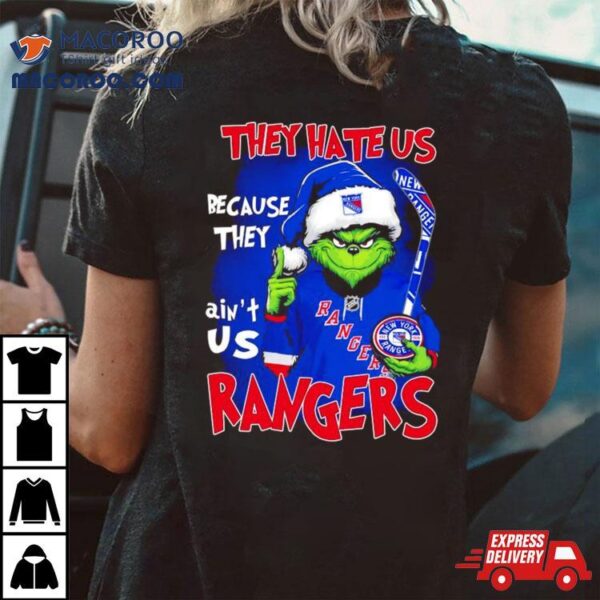 Santa Grinch They Hate Us Because They Ain’t Us New York Rangers Shirt