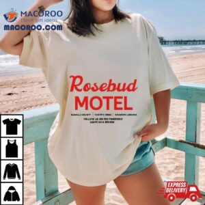 Schitt S Creek Rosebud Motel Logo Tshirt