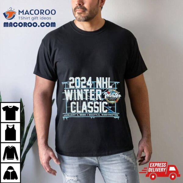 Seattle Kraken Marketplace Winter Classic 2024 Nhl Shirt