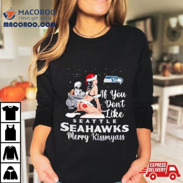 Seattle Seahawks Merry Kissmyass Christmas Ugly Sweater